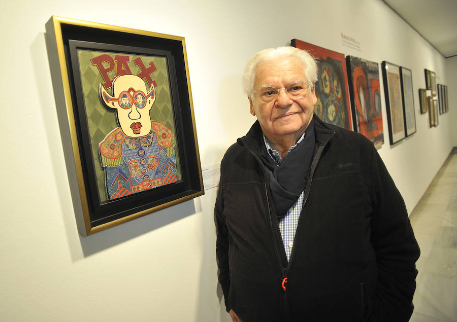 El artista trae la muestra 'La pintura como escenario'