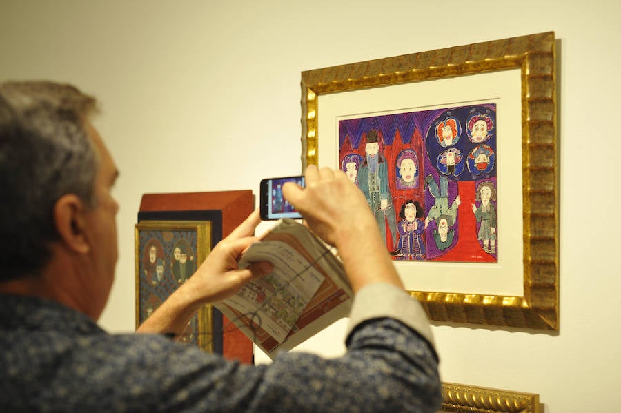El artista trae la muestra 'La pintura como escenario'