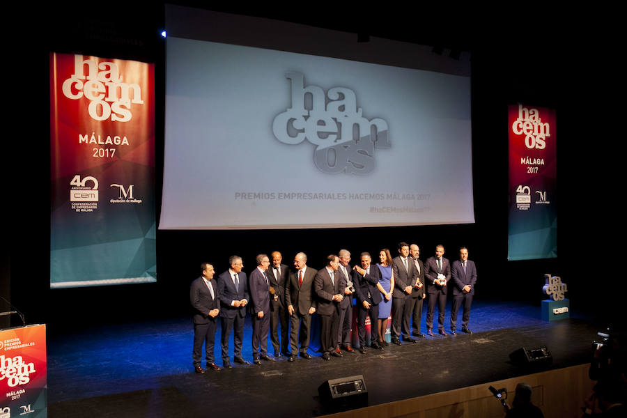 La CEM concede sus galardones empresariales a Grupo Fisa, Aeorum, Costasol de Hipermercados y FYM