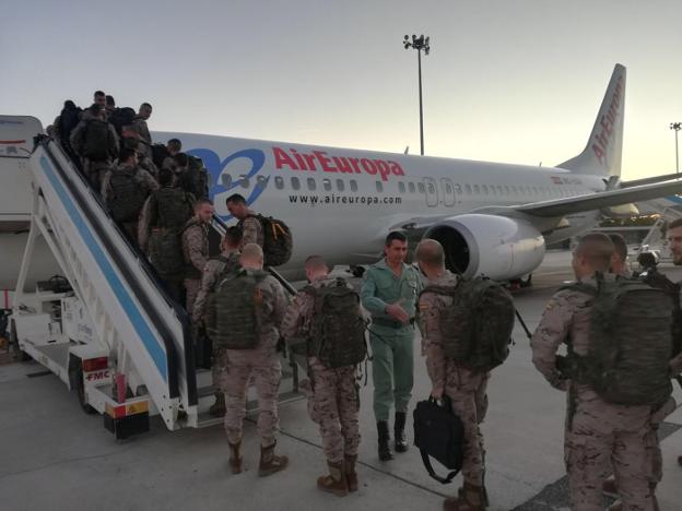 Legionarios de Ronda parten hacia Mali en misión operativa