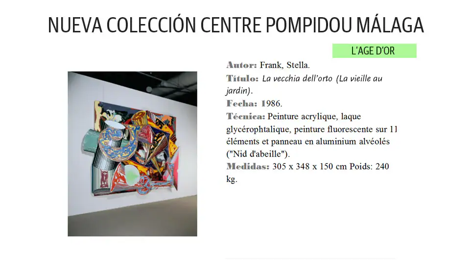 Nueva colección del Centre Pompidou de Málaga