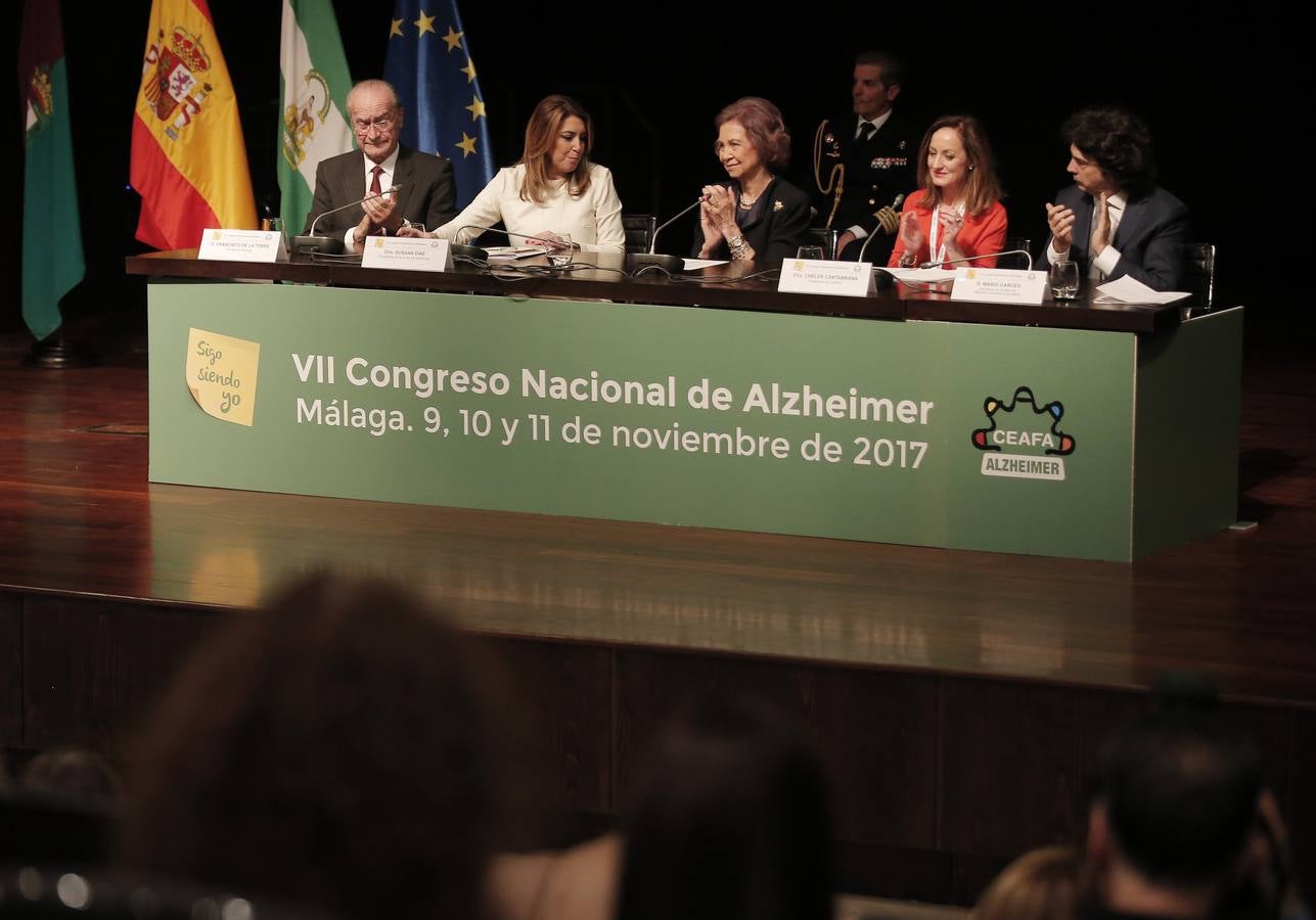 La Reina Doña Sofía inaugura el Congreso Nacional de Alzhéimer en Málaga