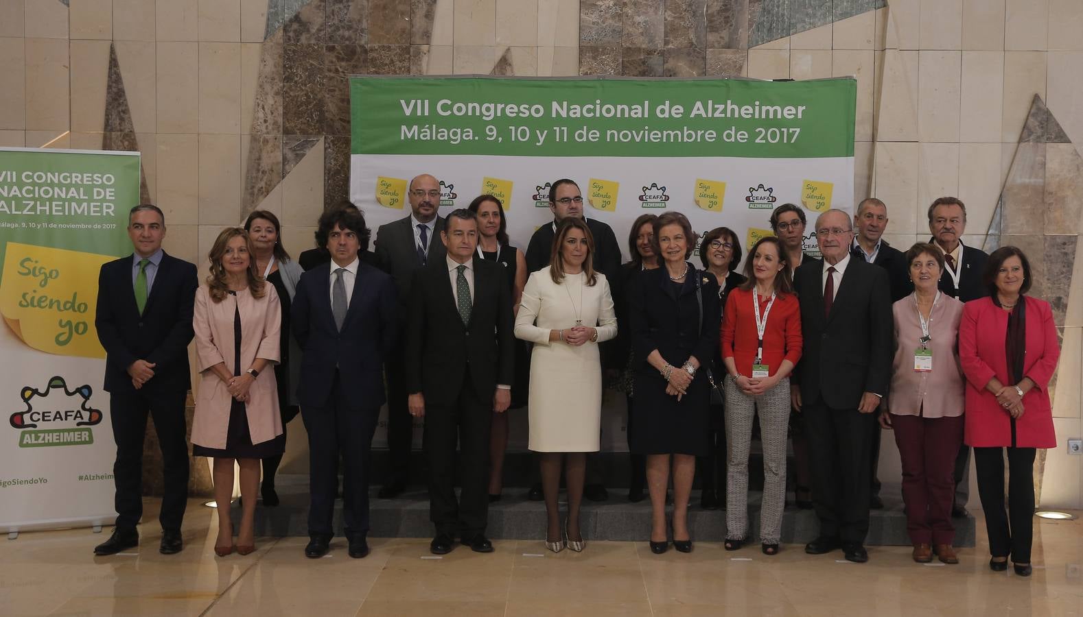 La Reina Doña Sofía inaugura el Congreso Nacional de Alzhéimer en Málaga