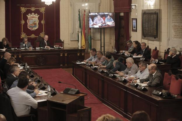 Un momento de la reunión de ayer. :: ñito salas