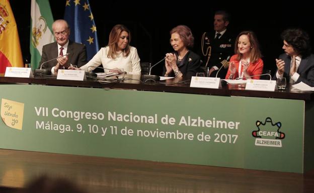 La Reina Doña Sofía inaugura el Congreso Nacional de Alzhéimer en Málaga