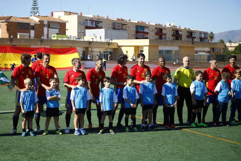 Fotos del partido entre exjugadores del Málaga Club de Fútbol y las Leyendas de la Selección Española