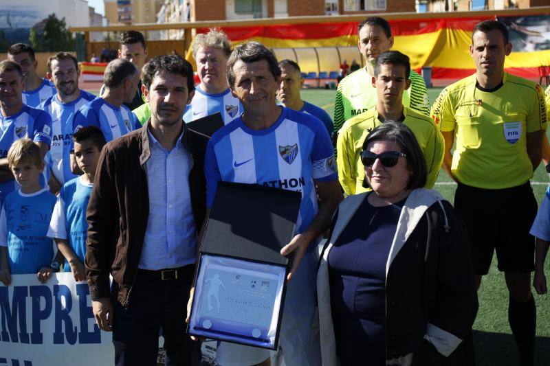 Fotos del partido entre exjugadores del Málaga Club de Fútbol y las Leyendas de la Selección Española