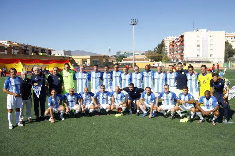 Fotos del partido entre exjugadores del Málaga Club de Fútbol y las Leyendas de la Selección Española