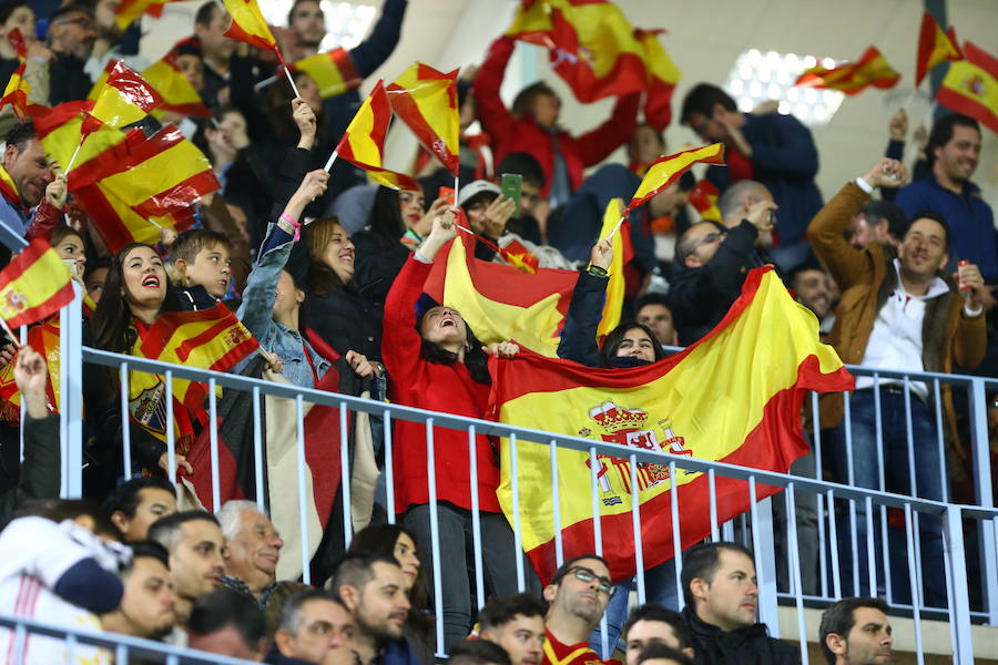 España golea a Costa Rica en La Rosaleda en el amistoso para preparar el Mundial 2018.