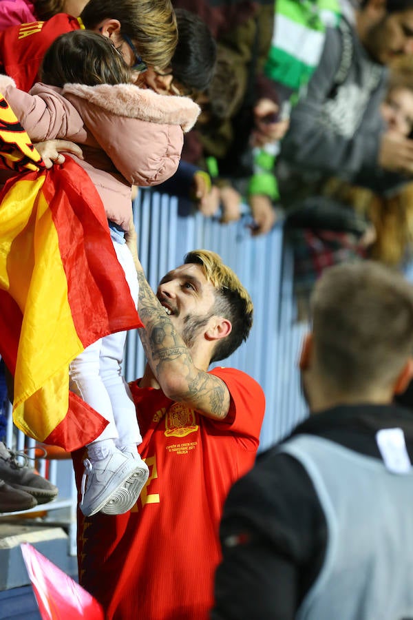 España golea a Costa Rica en La Rosaleda en el amistoso para preparar el Mundial 2018.