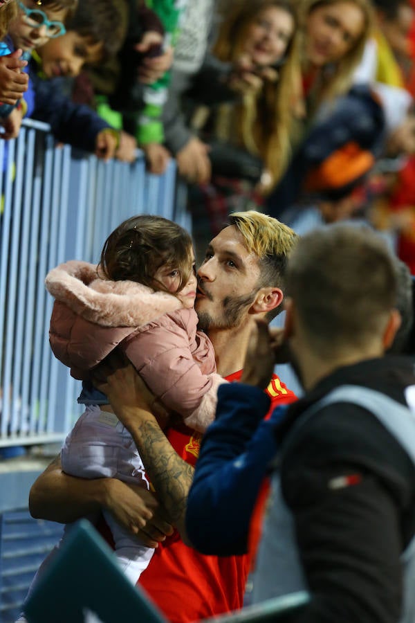 España golea a Costa Rica en La Rosaleda en el amistoso para preparar el Mundial 2018.
