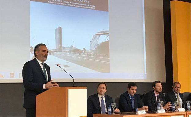 Luis Callejón, presidente de Aehcos, durante su intervención en las jornadas de sostenibilidad.