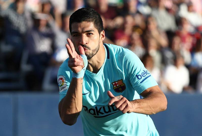 Las mejores fotografías del partido correspondiente a la 12ª jornada de Liga que el Leganés y el Barcelona jugaban en Butarque horas antes del gran derbi madrileño en el Wanda metropolitano