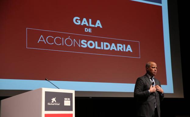 Javier Imbroda, durante su intervención. 