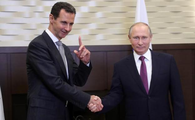 El-Asad y Putin. 