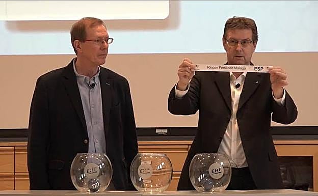 Imagen del sorteo celebrado este martes. 