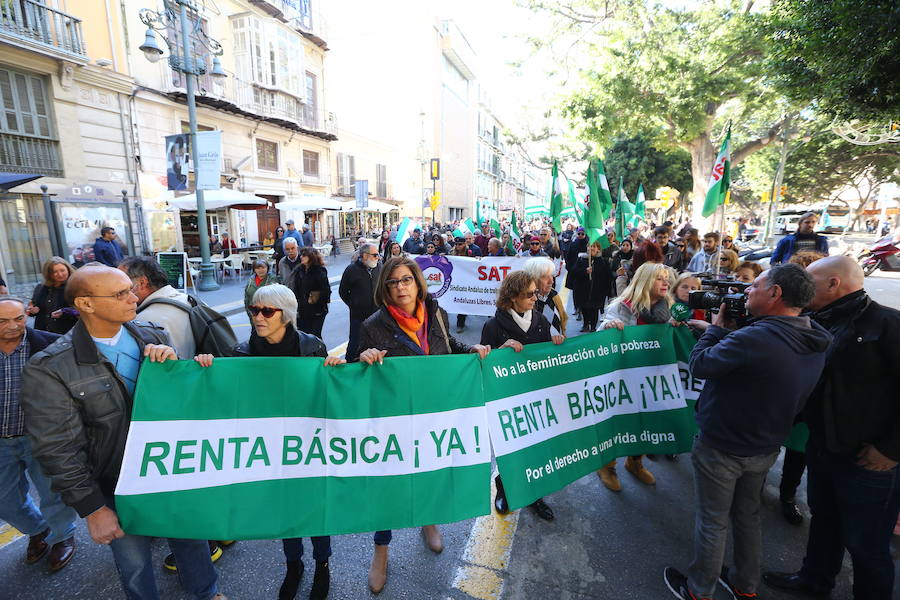 Fotos de la manifestación por el 40 aniversario de la muerte de Manuel José García Caparrós en Málaga