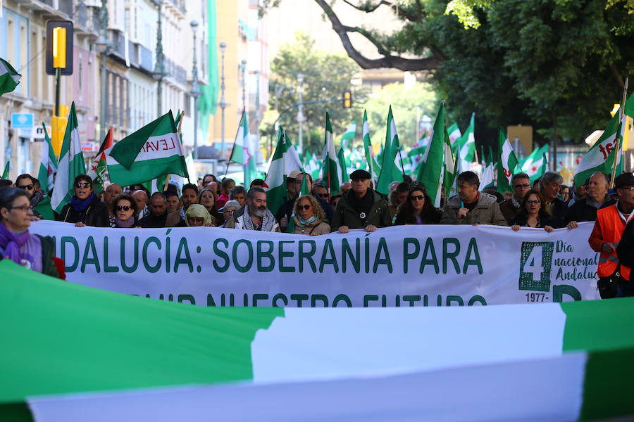 Fotos de la manifestación por el 40 aniversario de la muerte de Manuel José García Caparrós en Málaga