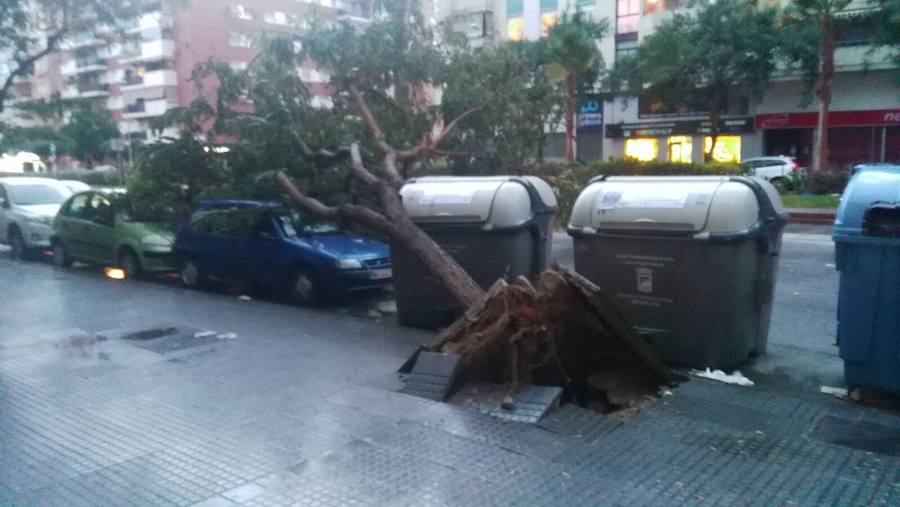 Lunes complicado en la provincia, que sigue en aviso naranja por fuertes rachas de viento