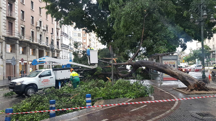 Lunes complicado en la provincia, que sigue en aviso naranja por fuertes rachas de viento