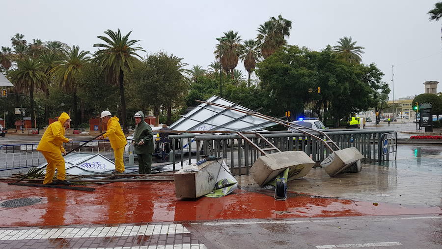 Lunes complicado en la provincia, que sigue en aviso naranja por fuertes rachas de viento