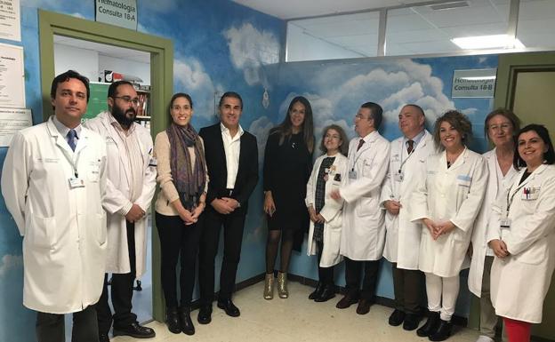 El Materno y la Fundación Cesare Scariolo redecoran las consultas de hematología para niños con cáncer