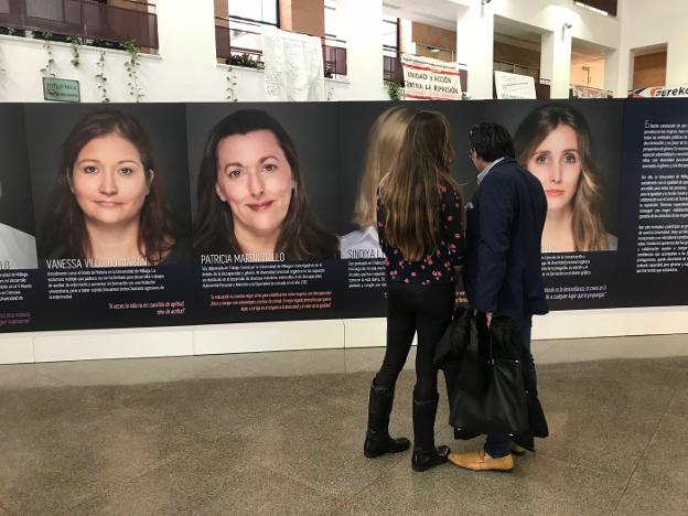 La exposición podrá visitarse hasta el 31 de enero en el hall de la Facultad de Ciencias de la Educación. :: p. marinetto