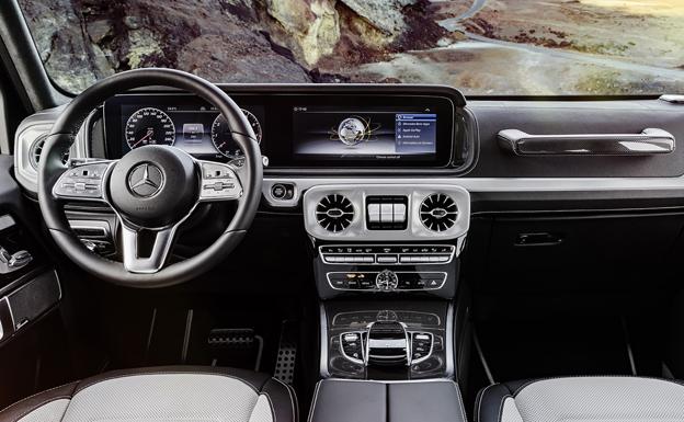 Mercedes anticipa el interior del nuevo Clase G