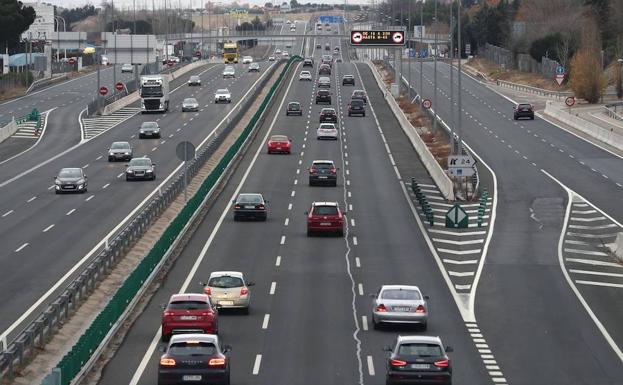 Estado del tráfico en la A1. 