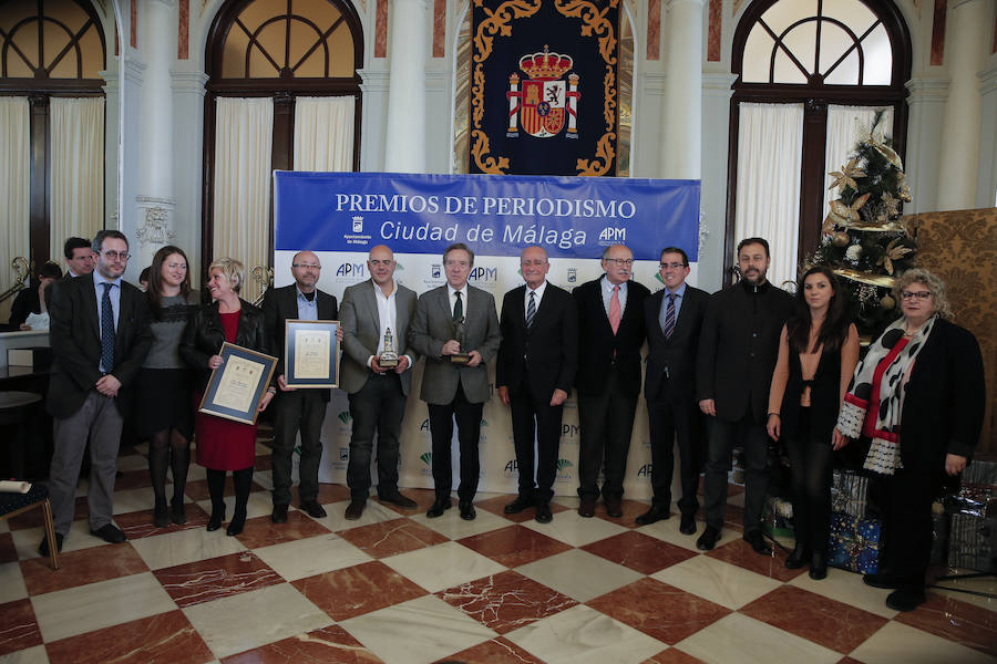 La ciudad entrega sus premios anuales de prensa a Iñaki Gabilondo, Juan Cano, Esperanza Codina y Manuel Bellido