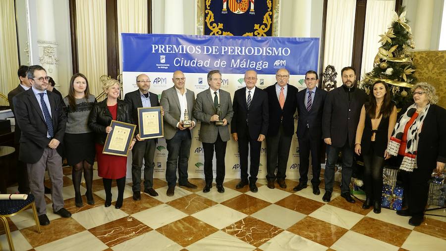 La ciudad entrega sus premios anuales de prensa a Iñaki Gabilondo, Juan Cano, Esperanza Codina y Manuel Bellido