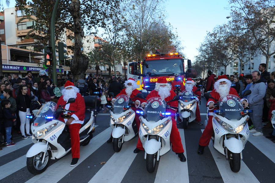 La cabalgata de Reyes Magos en Marbella