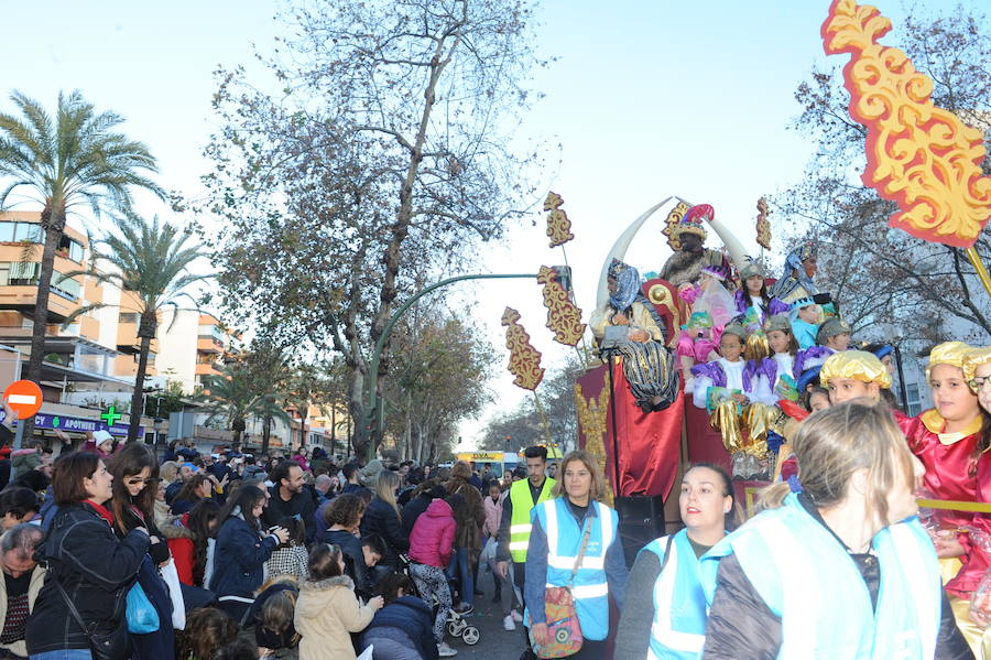 La cabalgata de Reyes Magos en Marbella