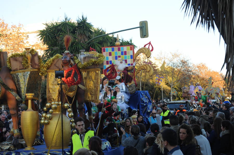 La cabalgata de Reyes Magos en Marbella