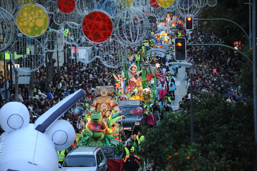 La cabalgata de Reyes Magos en Marbella