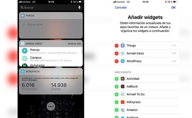 Los widgets pueden ser útiles o totalmente innecesarios según el usuario.