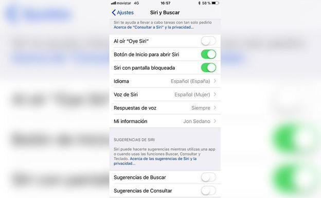 Siri esconde varias opciones que consumen bastante batería.
