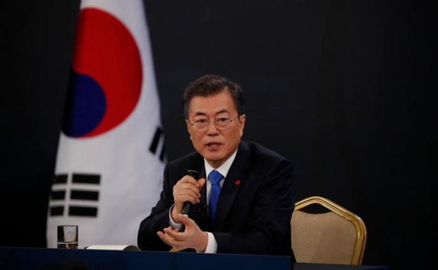 El presidente surcoreano, Moon Jae-in.