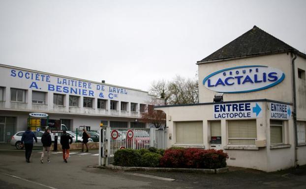 Planta de Lactalis en la ciudad francesa de Laval.