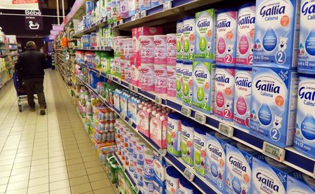 Productos lácteos de Lactalis que se siguen vendiendo en los supermercados de Francia 