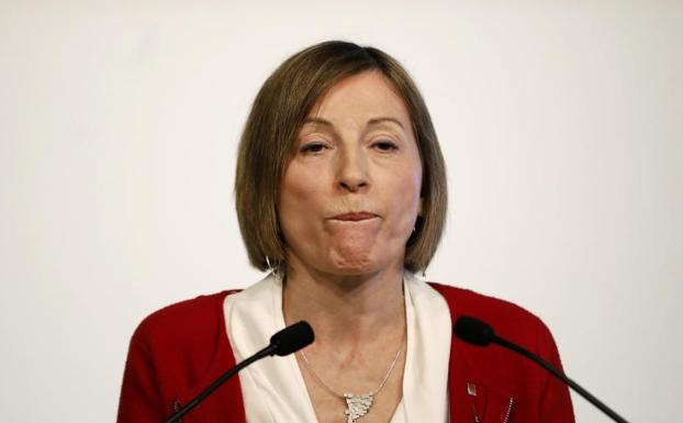 La presidenta del Parlament en funciones y diputada electa por ERC, Carme Forcadell.