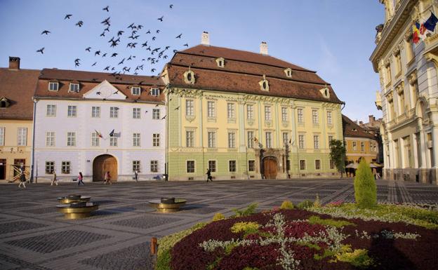 Vistas de Sibiu. 