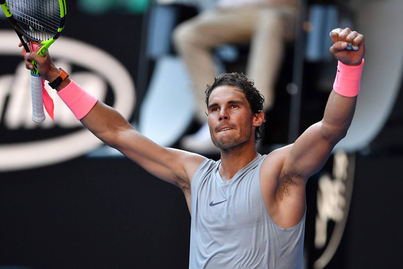 Rafa NAdal sigue con paso firme en el Abierto de Australia. En segunda ronda ha derrotado al argentino Leonardo Mayer (6-3, 6-4 y 7-6).