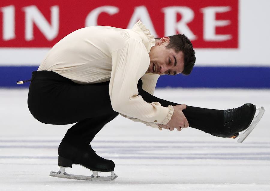 El español se hizo con su sexto campeonato europeo de patinaje artístico.