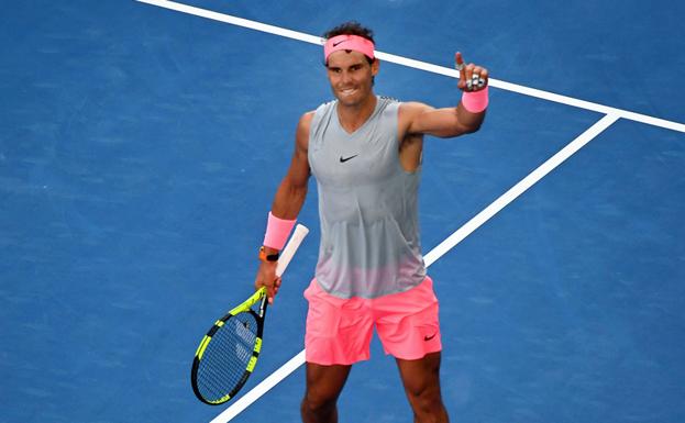 Rafa Nadal, en Melbourne.