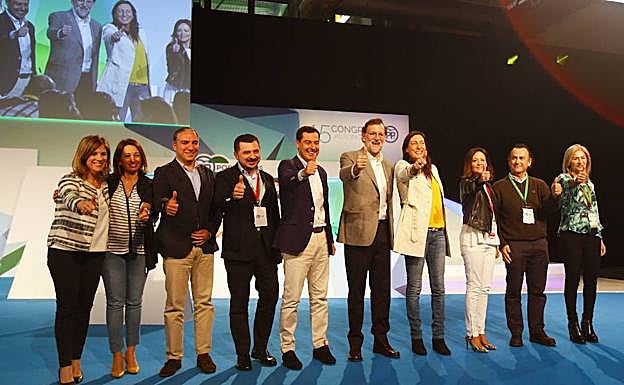 Rajoy, el pasado mes de marzo en Málaga en un acto del PP-A. 