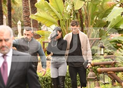 Imagen secundaria 1 - Georgina Rodríguez y Cristiano Ronaldo, en Marbella.