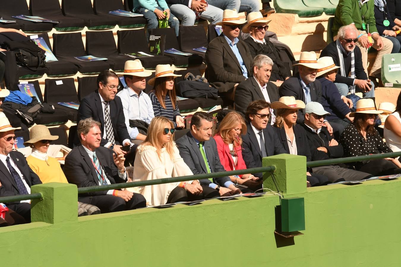 Eliminatoria de la Copa Davis entre España y Grañ Bretaña que se celebra en las instalaciones del Club de Tenis Puente Romano en Marbella 