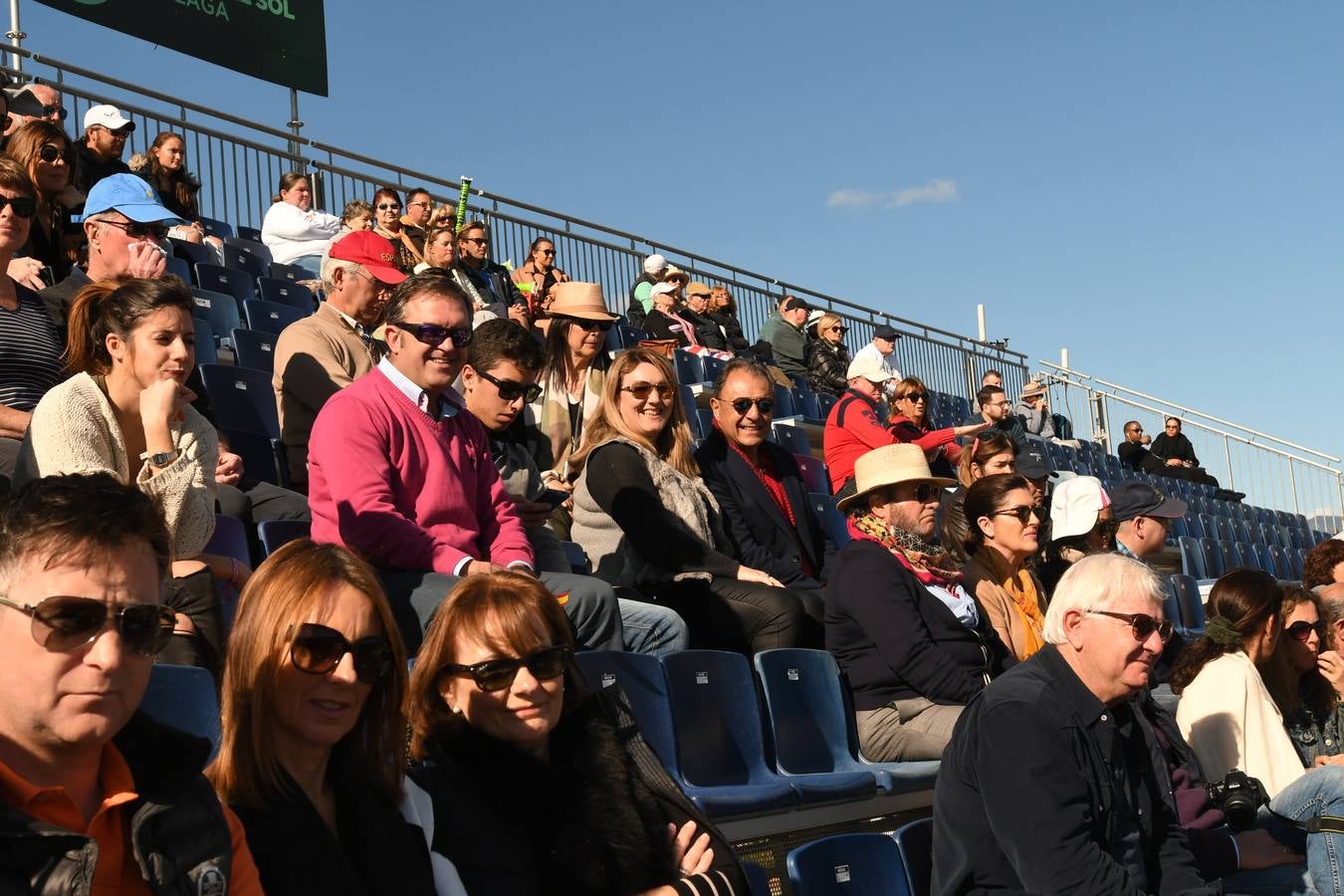 Eliminatoria de la Copa Davis entre España y Grañ Bretaña que se celebra en las instalaciones del Club de Tenis Puente Romano en Marbella 