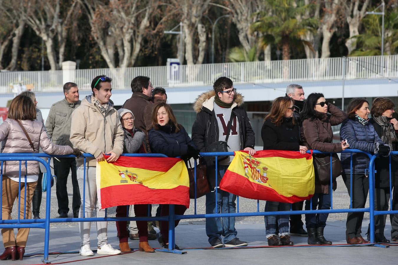 Don Felipe y Doña Letizia presiden la ceremonia en el Pompidou